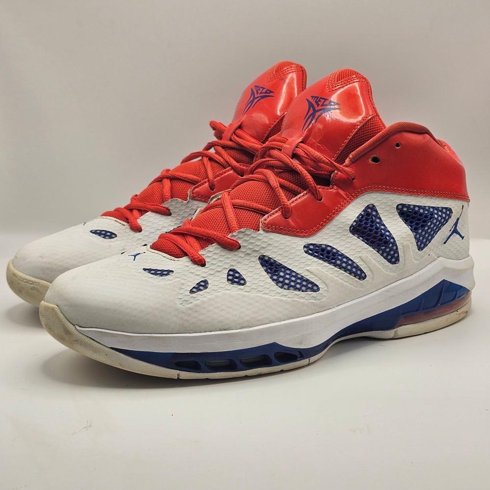 Jordan Melo M8 Advance Basketball Shoes Red White Blue 542240-117 Mens 12